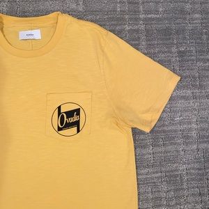 OVADIA NY Heaven and Earth Yellow Pocket T-Shirt Men’s Large